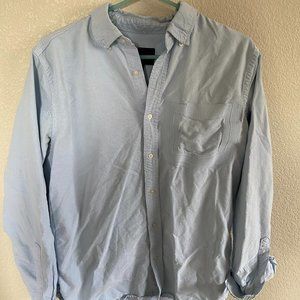 Men's Hurley Blue Button Up - Size Medium